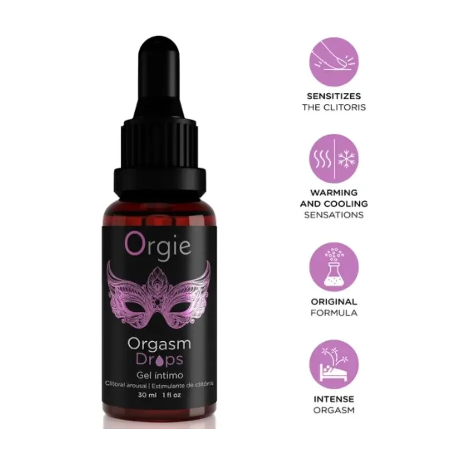 ORGIE - GOUTTES ORGASTIQUES POUR EXCITATION CLITORIELLE 30 ML ORGIE - GOUTTES ORGASTIQUES POUR EXCITATION CLITORIELLE 30 ML