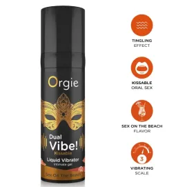 ORGIE - DUAL VIBE SEX ON THE BEACH KISSABLE LIQUID VIBRATOR 15 ML