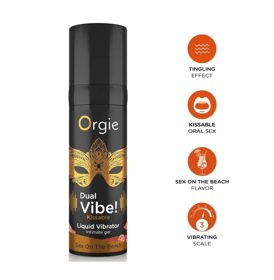 ORGIE - DOPPELVIBRATOR SEX AM STRAND KÜSSER FLÜSSIGVIBRATOR 15 ML ORGIE - DOPPELVIBRATOR SEX AM STRAND KÜSSER FLÜSSIGVIBRATOR 15 ML