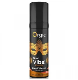 ORGIE - DOUBLE VIBRATION SEXE SUR LA PLAGE VIBRATEUR LIQUIDE À EMBRASSER 15 ML