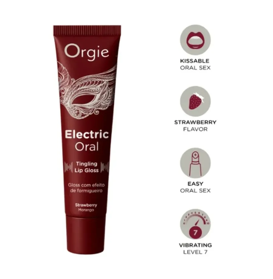 ORGIE - GLOSS À LÈVRES ÉLECTRIQUE À ÉNERGIE ORALE 15 ML ORGIE - GLOSS À LÈVRES ÉLECTRIQUE À ÉNERGIE ORALE 15 ML