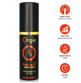 ORGIE - TIME LAG 2 DELAY SPRAY ANESTHETIC FREE 10 ML