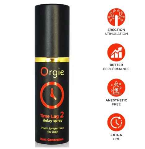 ORGIE - TIME LAG 2 DELAY SPRAY ANESTHETIC FREE 10 ML