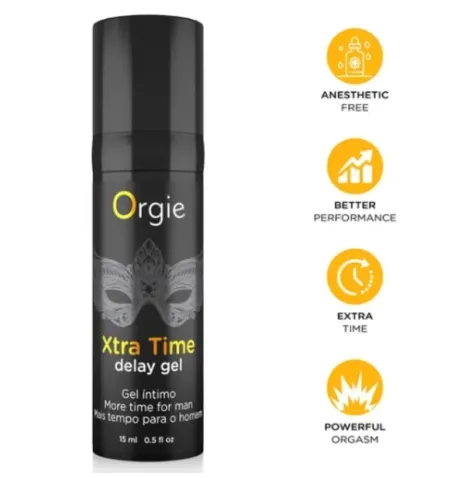 ORGIE - XTRA TIME DELAY GEL ANESTHETIC FREE 15 ML