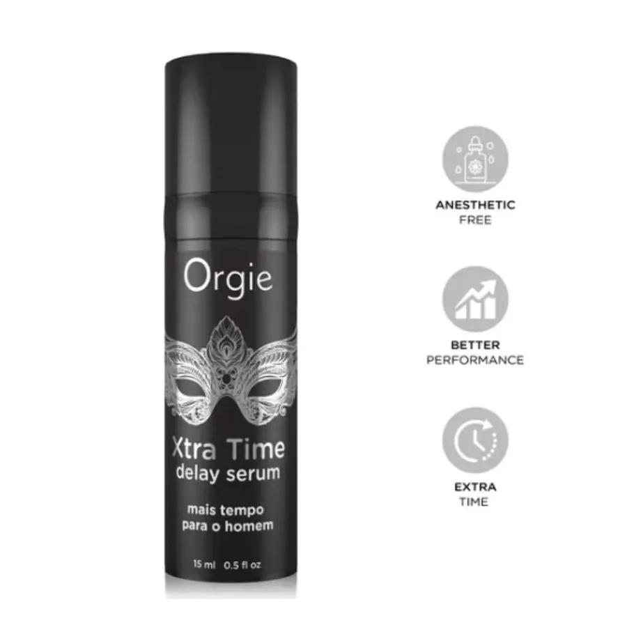 ORGIE - XTRA TIME SILIKON-VERZÖGERUNGSSERUM, ANÄSTHETIKFREI, 15 ML