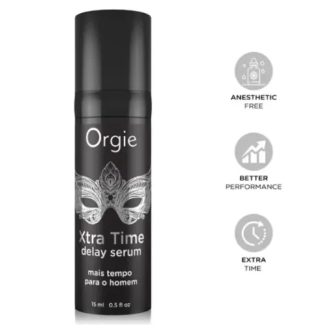 ORGIE - XTRA TIME SILICONE DELAY SERUM ANESTHETIC FREE 15 ML