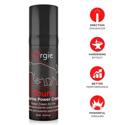ORGIE - TOURO CRÈME POUR LÉRECTIFICATION 15 ML