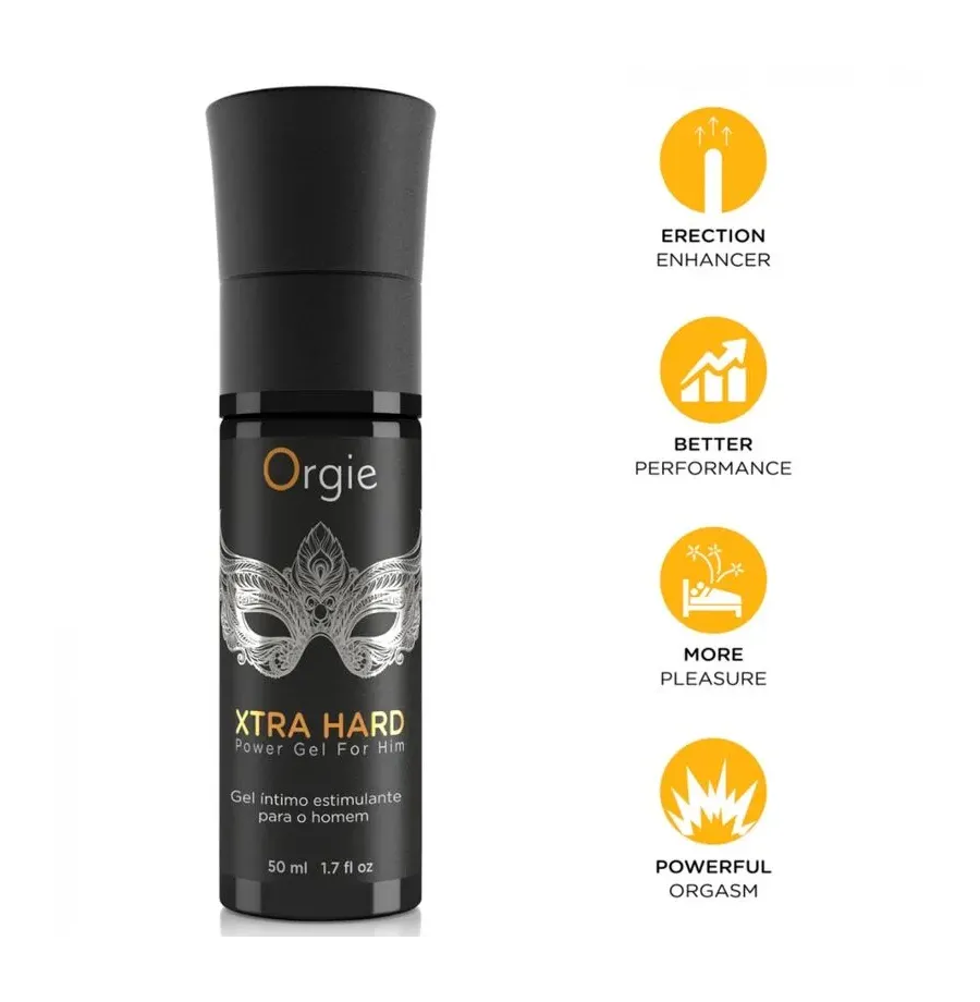 ORGIE - XTRA HARD GEL POTENCIADOR PARA HOMBRE 50 ML ORGIE - XTRA HARD GEL POTENCIADOR PARA HOMBRE 50 ML
