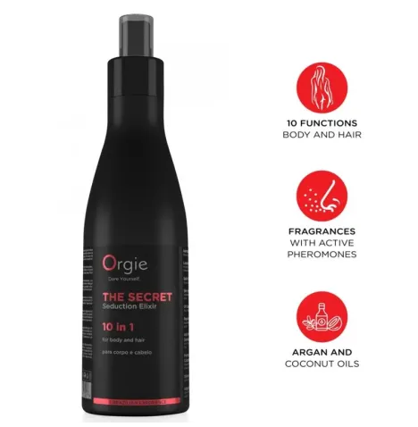 ORGIE - THE SECRET SEDUCTION ELIXIR 10 IN 1 BODY AND HAIR LOTION 200 ML