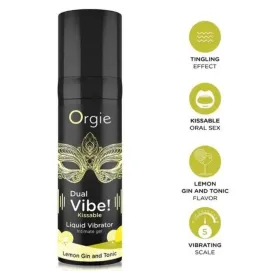 ORGIE - DUAL VIBE LIQUID-VIBRATOR MIT ZITRONEN-GIN-TONIC-GESCHMACK, 15 ML