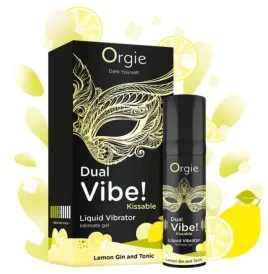 ORGIE - DUAL VIBE LIQUID-VIBRATOR MIT ZITRONEN-GIN-TONIC-GESCHMACK, 15 ML