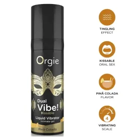ORGIE - DUAL VIBE PIÑA COLADA KISSABLE LIQUID VIBRATOR 15 ML
