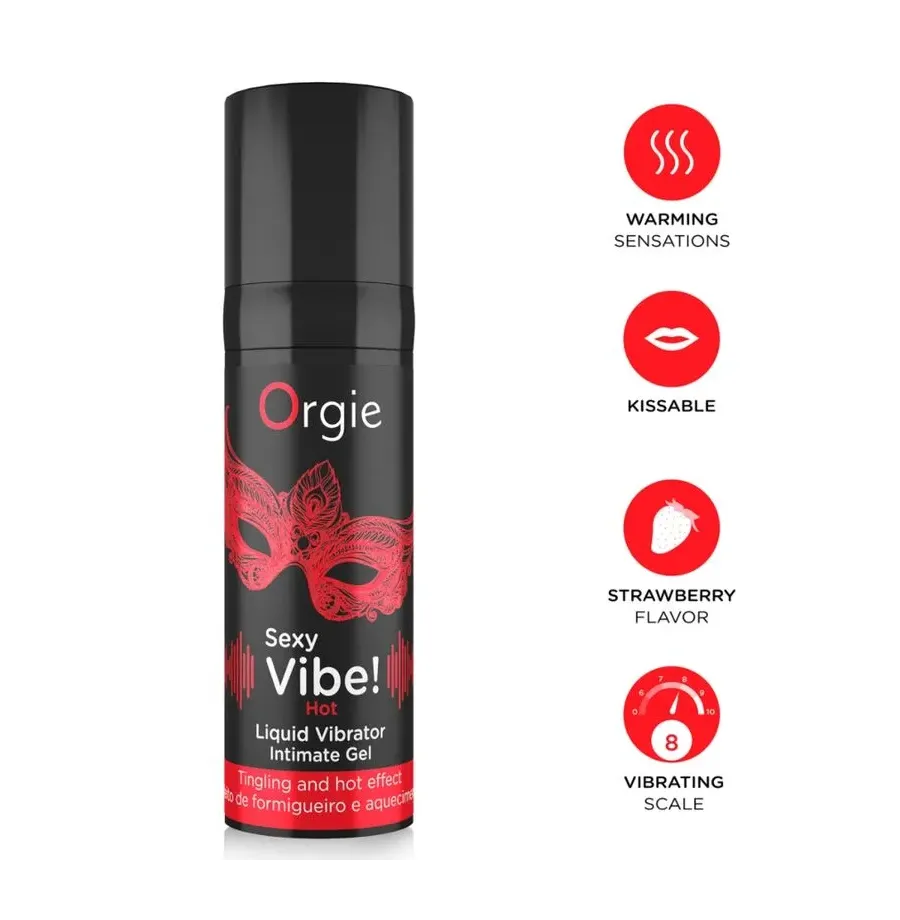 ORGIE - AMBIANCE SEXY VIBRATEUR LIQUIDE CHAUFFANT 15 ML ORGIE - AMBIANCE SEXY VIBRATEUR LIQUIDE CHAUFFANT 15 ML