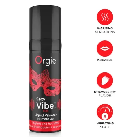ORGIE - AMBIANCE SEXY VIBRATEUR LIQUIDE CHAUFFANT 15 ML