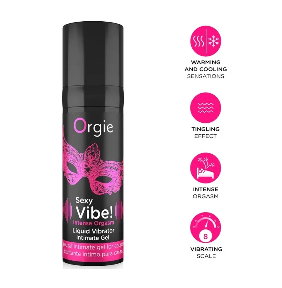 ORGIE - SEXY VIBE INTENSE ORGASM MULTIPLE SENSATIONS INTIMATE GEL 15 ML ORGIE - SEXY VIBE INTENSE ORGASM MULTIPLE SENSATIONS INTIMATE GEL 15 ML