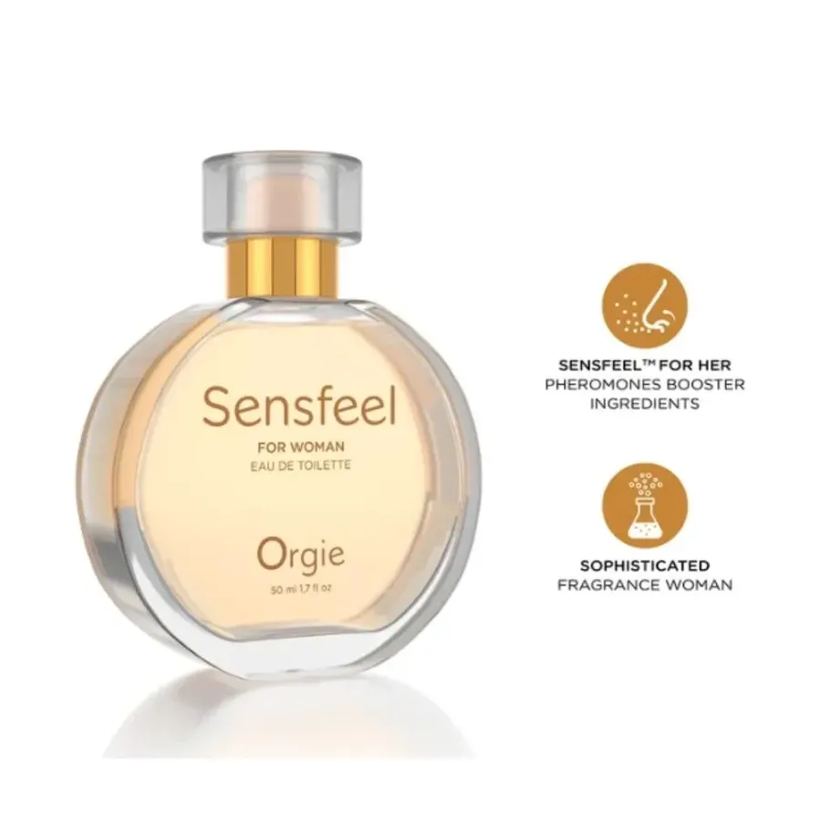 ORGIE - SENSFEEL POUR FEMME BOOSTER DE PHÉROMONES EAU DE TOILETTE 50 ML ORGIE - SENSFEEL POUR FEMME BOOSTER DE PHÉROMONES EAU DE TOILETTE 50 ML