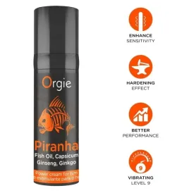 ORGIE - CRÈME ÉNERGISANTE PIRANHA POUR LUI 15 ML