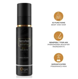 ORGIE - SENSFEEL POUR HOMME ÉLIXIR DE SÉDUCTION 10 EN 1 CORPS ET CHEVEUX 100 ML