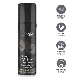 ORGIE - AMBIANCE SEXY VIBRATEUR LIQUIDE EXTRA PUISSANT HAUTE TENSION 15 ML