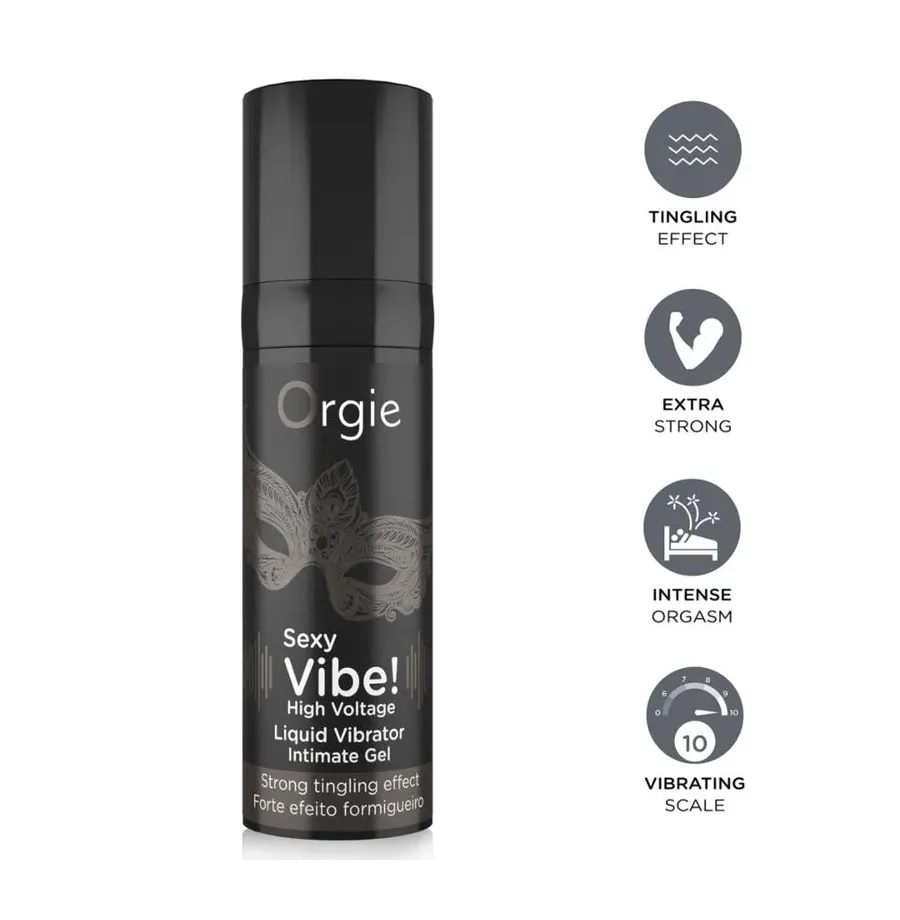 ORGIE - SEXY VIBE EXTRA STARKER FLÜSSIGKEITSVIBRATOR MIT HOCHSPANNUNG, 15 ML