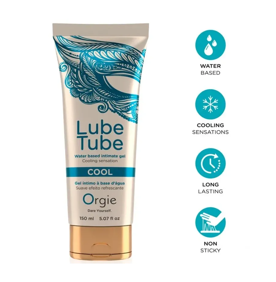 ORGIE - TUBE DE LUBRIFICATION GEL INTIME RAFRAÎCHISSANT À BASE DE EAU 150 ML