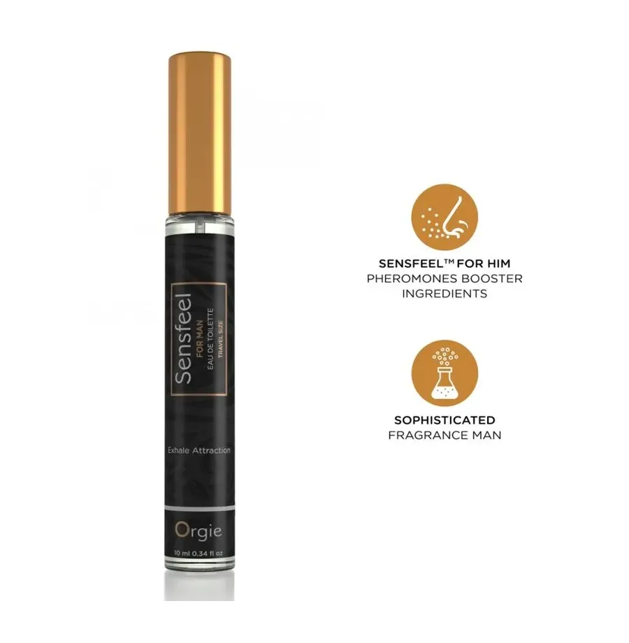 ORGIE - SENSFEEL FOR MAN EAU DE TOILETTE CON BOOSTER DI FEROMONI FORMATO VIAGGIO 10 ML ORGIE - SENSFEEL FOR MAN EAU DE TOILETTE CON BOOSTER DI FEROMONI FORMATO VIAGGIO 10 ML