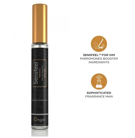 ORGIE - SENSFEEL POUR HOMME BOOSTER DE PHÉROMONES EAU DE TOILETTE FORMAT VOYAGE 10 ML
