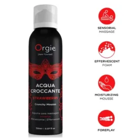 ORGIE - MOUSSE DE MASSAGE CROQUANTE À LA FRAISE ACQUA CROCCANTE 150 ML