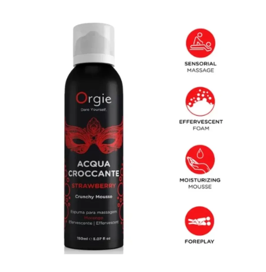 ORGIE - ACQUA CROCCANTE ERDBEER KNUSPRIGES MASSAGEMOUSSE 150 ML