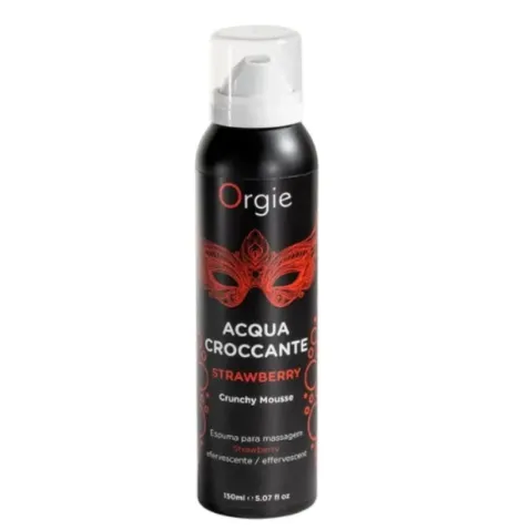 ORGIE - ACQUA CROCCANTE MOUSSE DA MASSAGGIO CROCCANTE ALLA FRAGOLA 150 ML