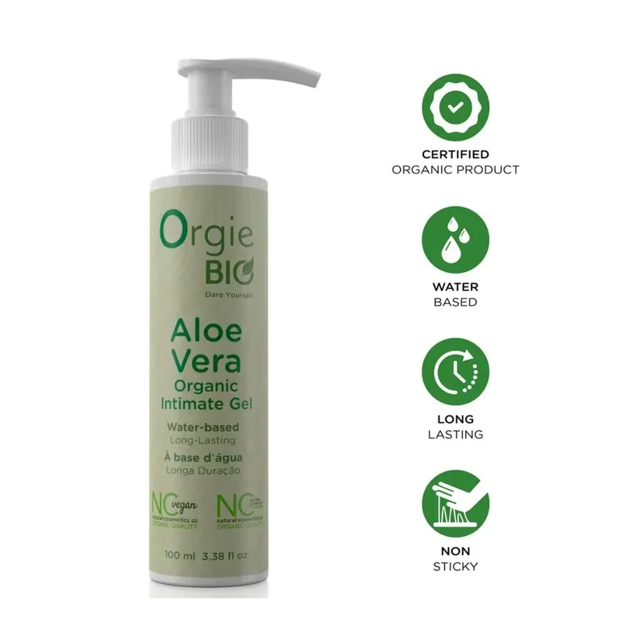 ORGIE - BIO ALOE VERA GEL ÍNTIMO ORGÁNICO BASE AGUA 100 ML