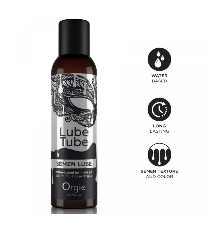 ORGIE - TUBO LUBRIFICANTE SEMEN LUBRIFICANTE GEL INTIMO A BASE DE ACQUA 150 ML