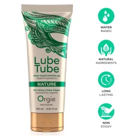 ORGIE - LUBE TUBE NATURE GEL ÍNTIMO BASE AGUA CON INGREDIENTES VEGETALES 150 ML