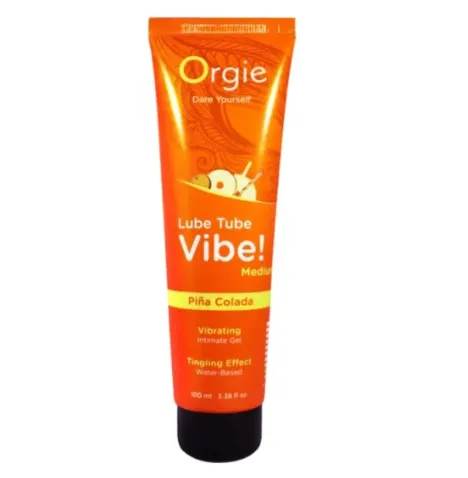 ORGIE - LUBE TUBE VIBE PIÑA COLADA KISSABLE INTIMATE GEL MEDIUM TINGLING 100 ML