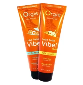 ORGIE - LUBE TUBE VIBE PIÑA COLADA KISSABLE INTIMATE GEL MEDIUM TINGLING 100 ML