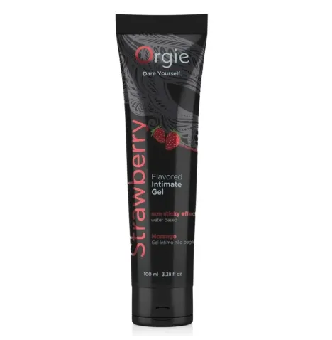 ORGIE - LUBE TUBE STRAWBERRY KISSABLE WATER-BASED INTIMATE GEL 100 ML