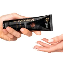ORGIE - TUBO LUBRIFICANTE AL CIOCCOLATO BACIABILE GEL INTIMO A BASE DE ACQUA 100 ML