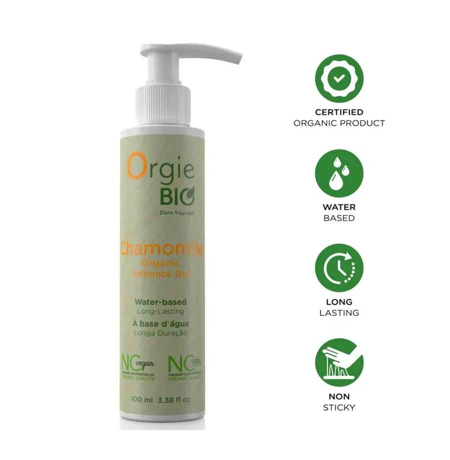 ORGIE - BIO CAMOMILLE GEL INTIME BIO À BASE DE EAU 100 ML