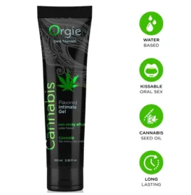 ORGIE - TUBE DE LUBRIFIANT AU CANNABIS, GEL INTIME À BASE DE EAU, 100 ML
