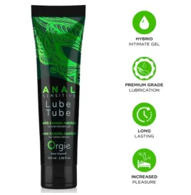 ORGIE - LUBE TUBE ANAL SENSITIVE GEL ÍNTIMO HÍBRIDO PARA SEXO ANAL 100 ML