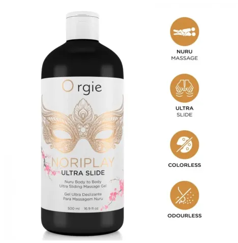 ORGIE - NORIPLAY ULTRA SLIDE GEL DE MASSAGE NURU CORPS À CORPS 500 ML