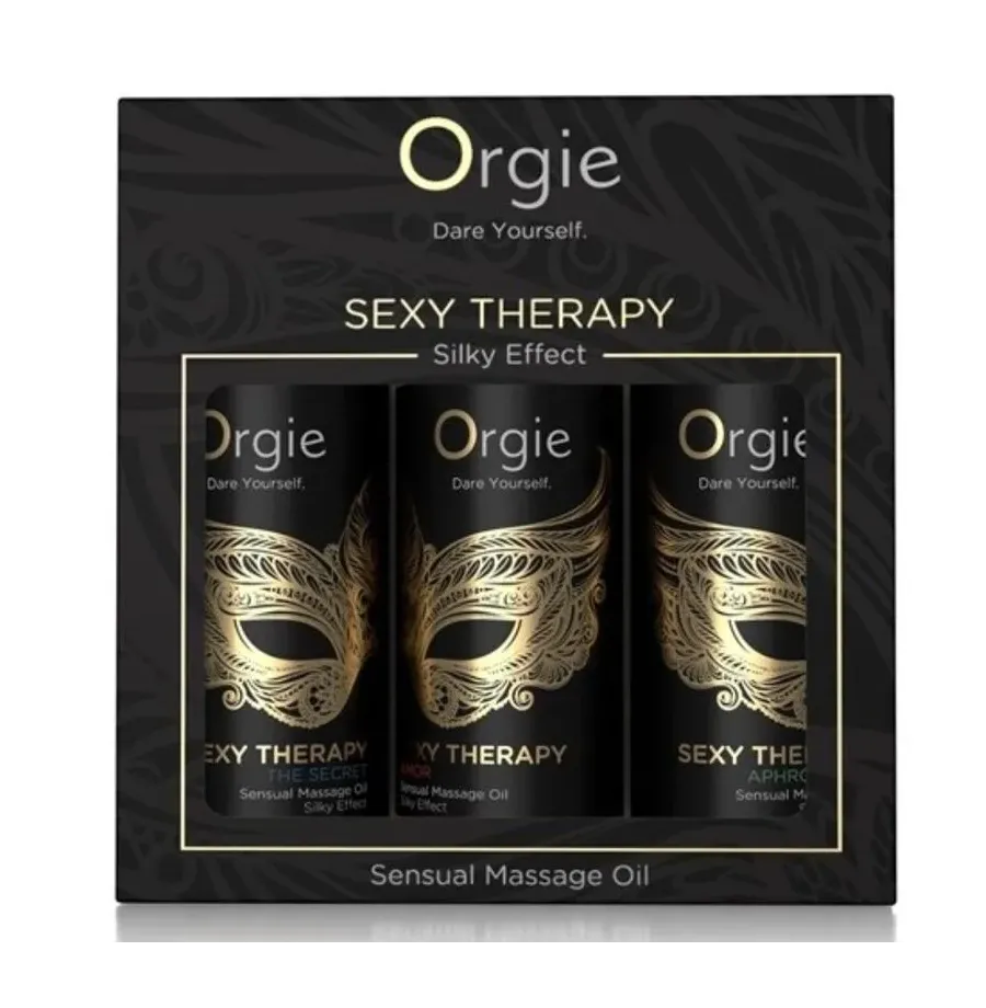 ORGIE - COLLECTION MINI THÉRAPIE SEXY HUILES DE MASSAGE SENSUELLES 3 X 30 ML ORGIE - COLLECTION MINI THÉRAPIE SEXY HUILES DE MASSAGE SENSUELLES 3 X 30 ML