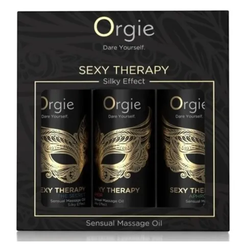 ORGIE - COLLEZIONE MINI FORMATO SEXY THERAPY OLI DA MASSAGGIO SENSUALI 3 X 30 ML