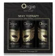 ORGIE - COLLECTION MINI THÉRAPIE SEXY HUILES DE MASSAGE SENSUELLES 3 X 30 ML ORGIE - COLLECTION MINI THÉRAPIE SEXY HUILES DE MASSAGE SENSUELLES 3 X 30 ML