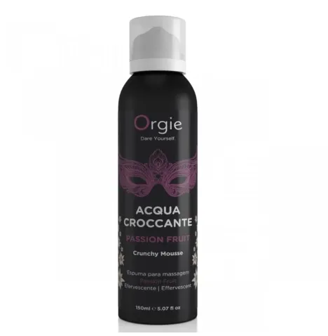 ORGIE - ACQUA CROCCANTE MOUSSE DA MASSAGGIO CROCCANTE AL FRUTTO DELLA PASSIONE 150 ML