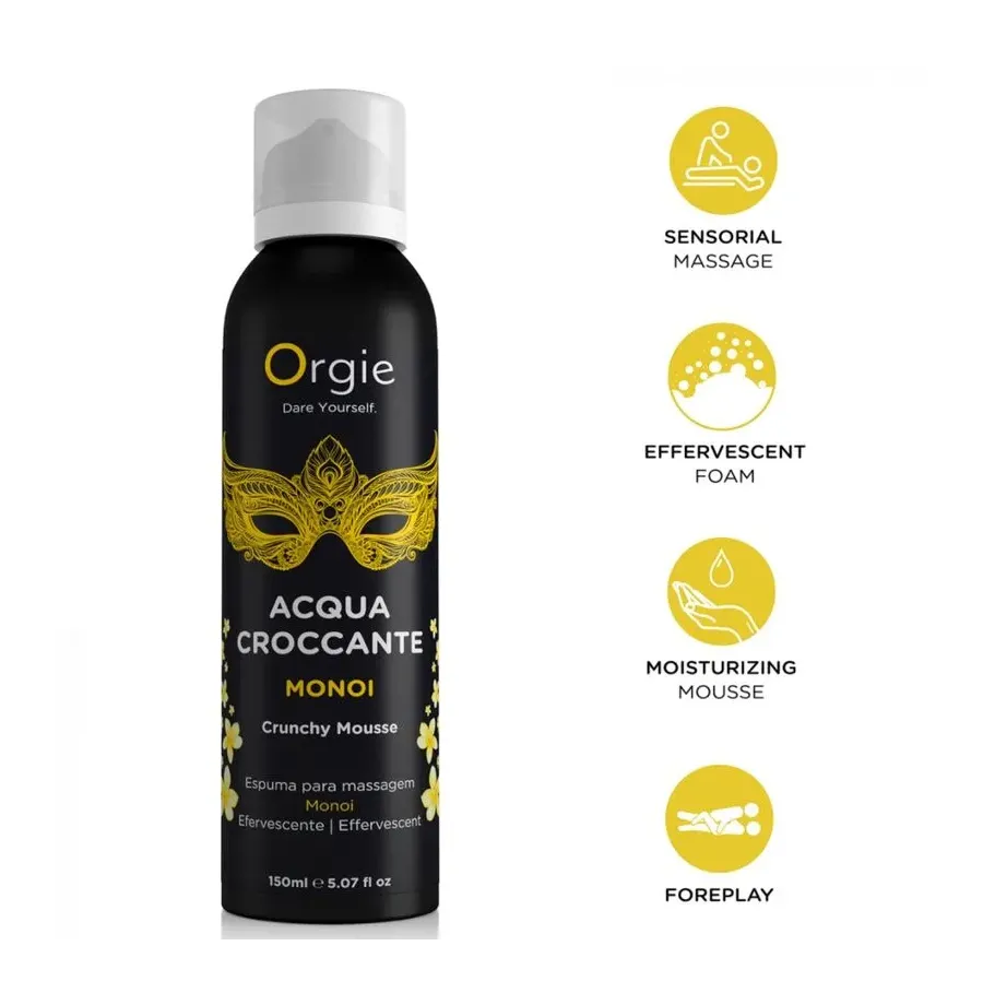 ORGIE - ACQUA CROCCANTE ESPUMA CRUJIENTE MONOI PARA MASAJE 150 ML