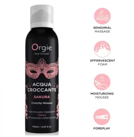 ORGIE - MOUSSE DE MASSAGE CROQUANTE ACQUA CROCCANTE SAKURA 150 ML
