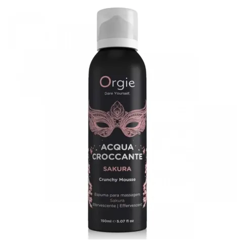 ORGIE - ACQUA CROCCANTE SAKURA CRUNCHY MASSAGE MOUSSE 150 ML