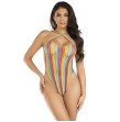 LEG AVENUE - CROSS BODYSUIT MULTICOLOR