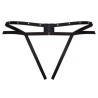 LIVCO CORSETTI FASHION - NOMADE TANGA CROTCHLESS NEGRO S-M